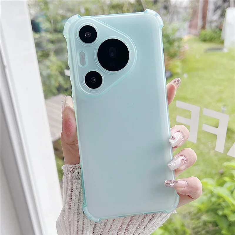 Candy Color Shockproof Transparent Matte Silicone Soft Case Cover