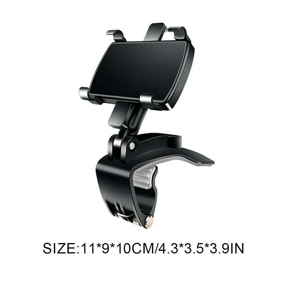 

Car Phone Holder 360 Degrees Smartphone Stands Car Rack Dashboard Support for Auto Grip Mobile Phone Fixed Bracket Black