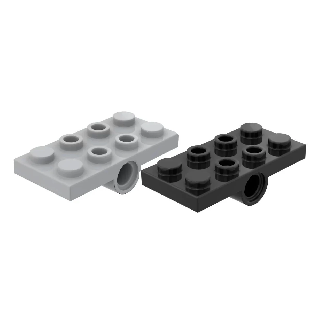 50 Stück MOC-Teile 26599 Platte Modifiziert 2 x 4 mit Stiftlöchern Kompatible Bausteine DIY Montage Bausteine Partikel Spielzeug Geschenk