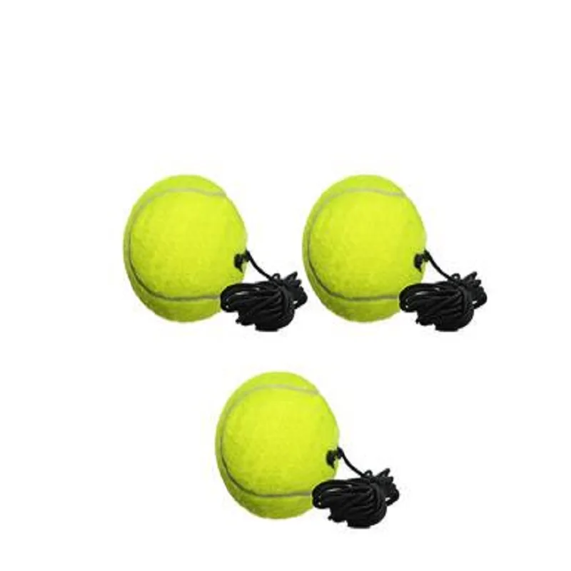Suzakoo three pcs tennis balls with rope for fixed rebound trainer practice