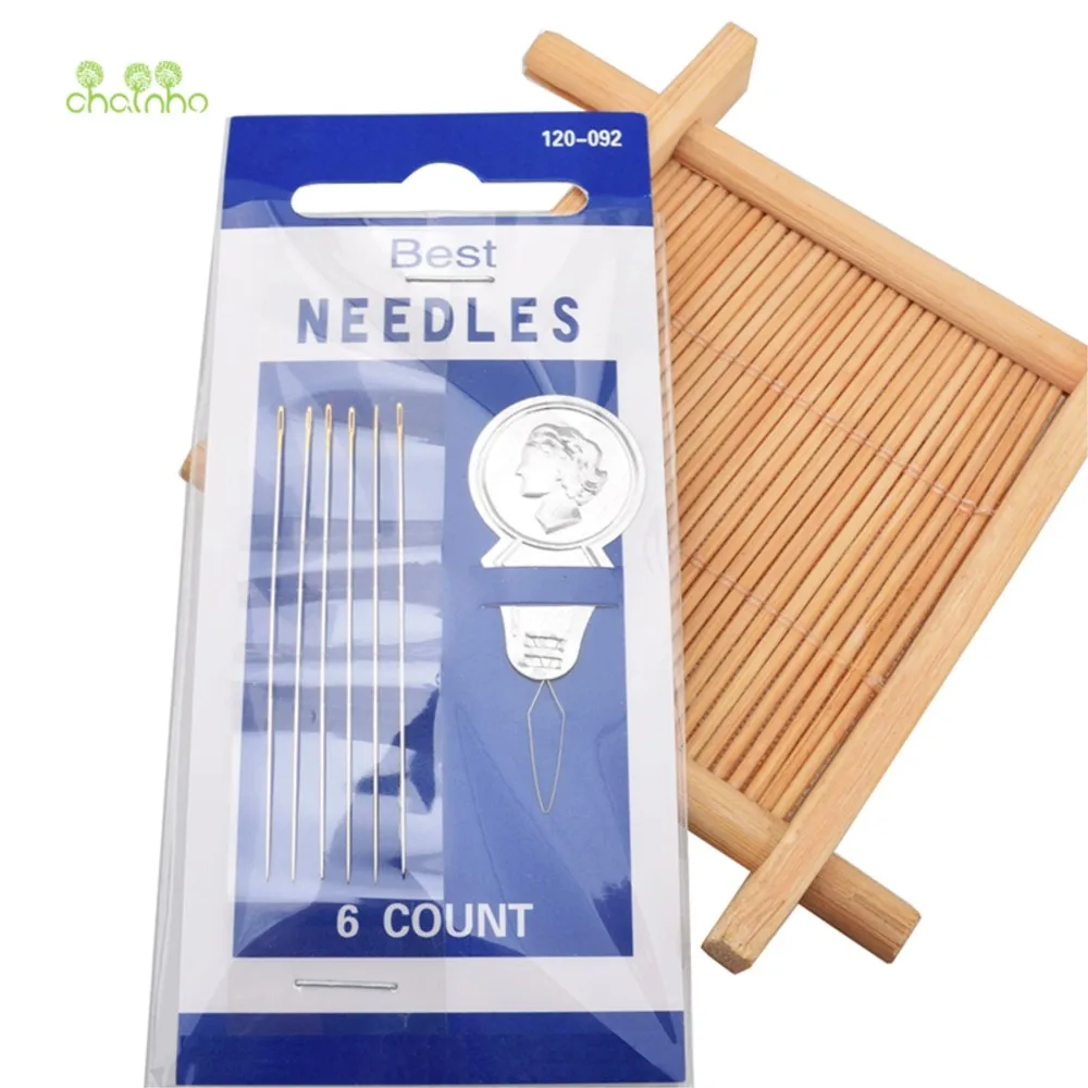 Chainho,Carbon Steel Hand Sewing Needles,Gold Tail,Big Hole,Extra Fine,Multi-Specification Combination Set,ND01