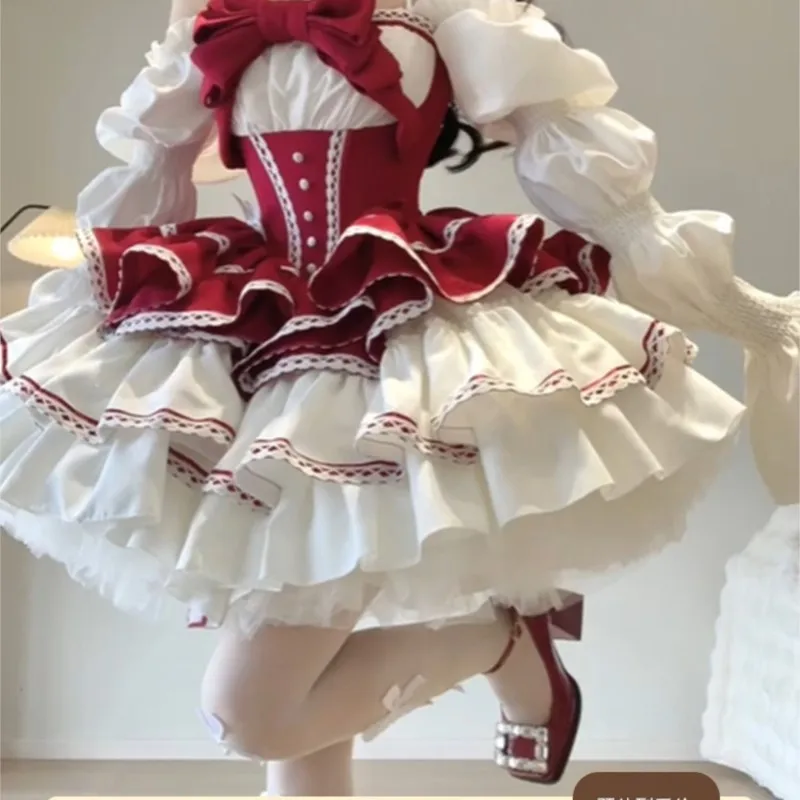 

First Love Sweet Dress Puffy Birthday Little Women's