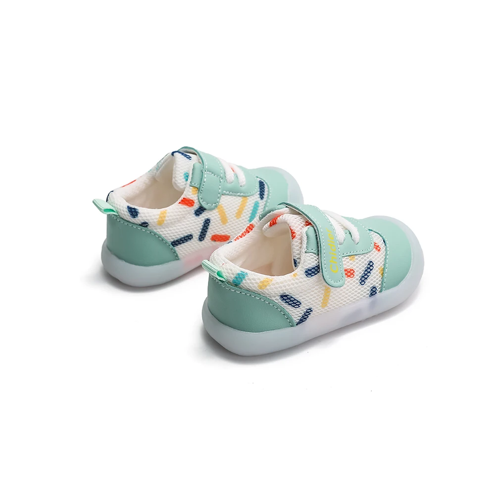 Baby Girls Boys  Dot Trainers For With Rubber Soles Non-slip Anti-bumping Toes Infant Toddler Shoes 4