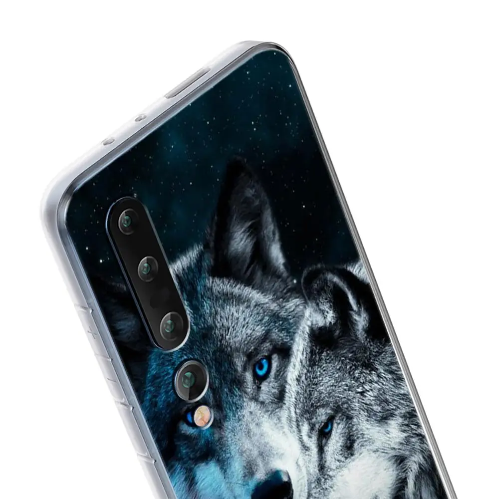 Wolf Design Soft Clear Phone Case