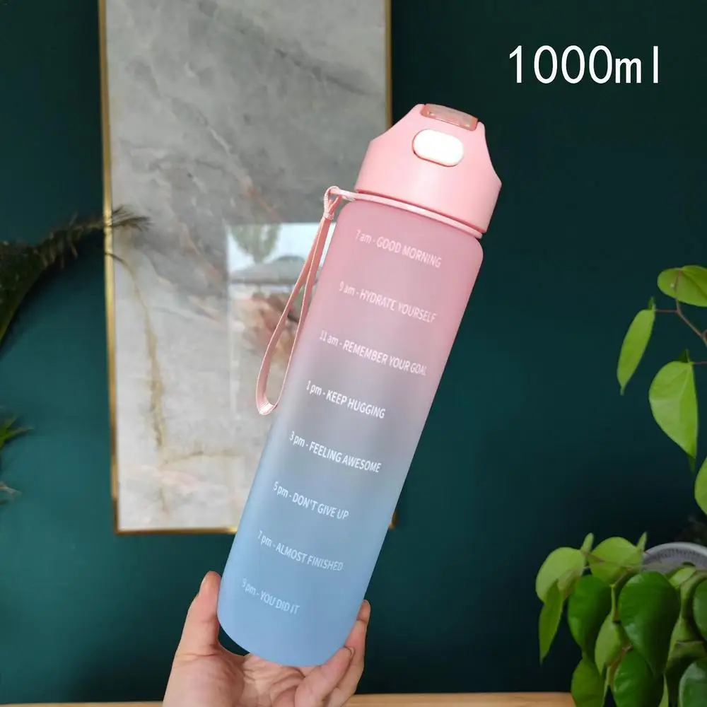 Sports Water Bottle With Handle 1Liter