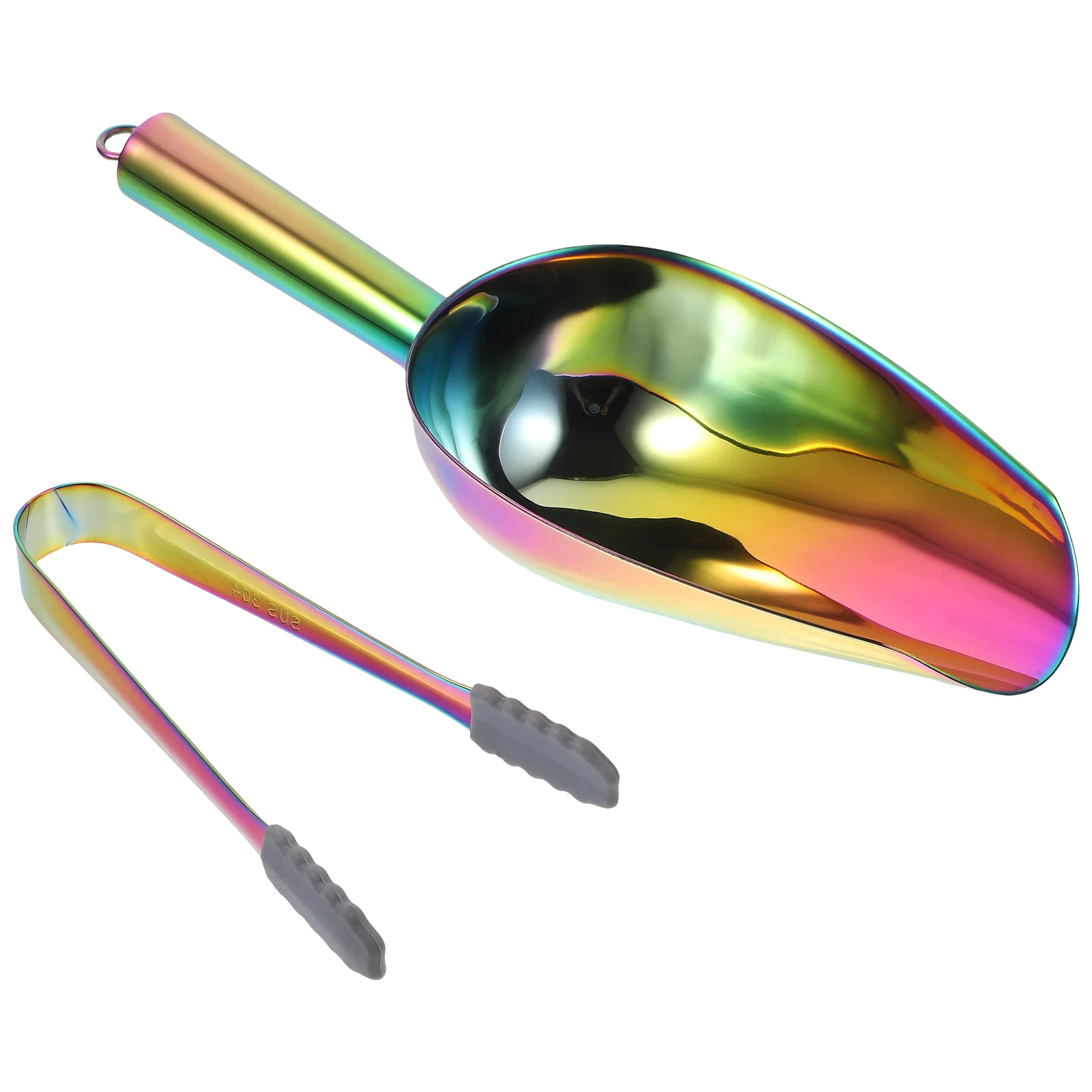 

Лопатки для льда, лопатки, кофейные кухонные зерна, силиконовые щипцы для конфет, инструмент из нержавеющей стали