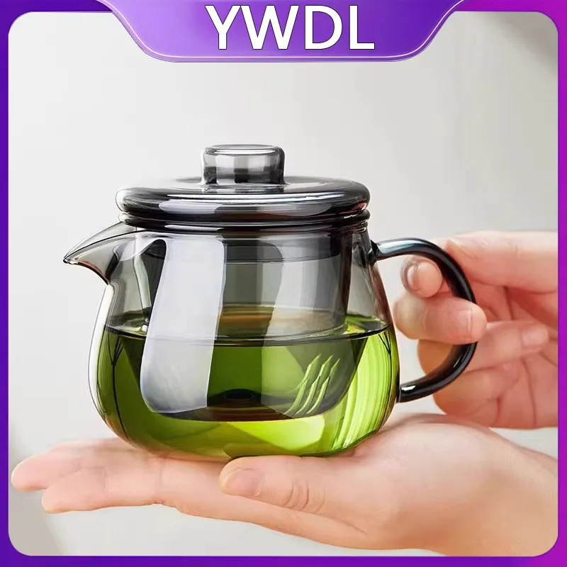 Elegant Glass Teapot with Infuser - Dishwasher & Stovetop Safe for Loose Leaf & Blooming Tea