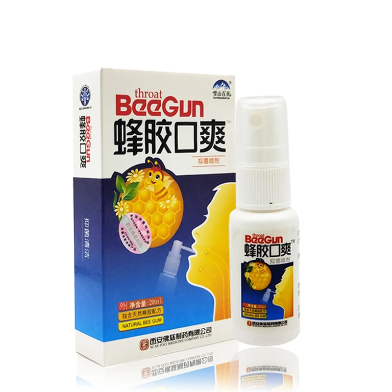 10Pcs Bee Gun Propoli Spray Orale Bocca Pulita Per Rinfrescare L'Alito Per L'Ulcera Faringhite Alitosi Gola Fresca Spray