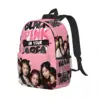Love Pink Love Black New Fashion High Capacity Waterproof College Backpack Trendy Laptop Travel Book Bag 15inch 2