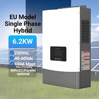 Système solaire de bonne qualité, 5kw, 8kw, 10kw, 12kw, 15kw, 20kw, système solaire hybride complet avec batterie et panneau inverseur pour usage domestique 2