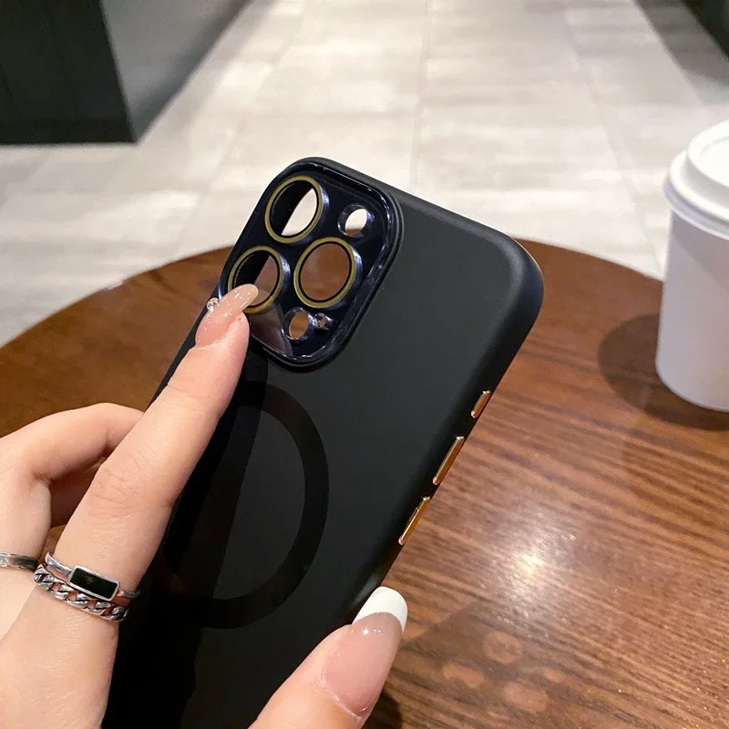 Premium Liquid Silicone Magnetic Lens Protective Cover
