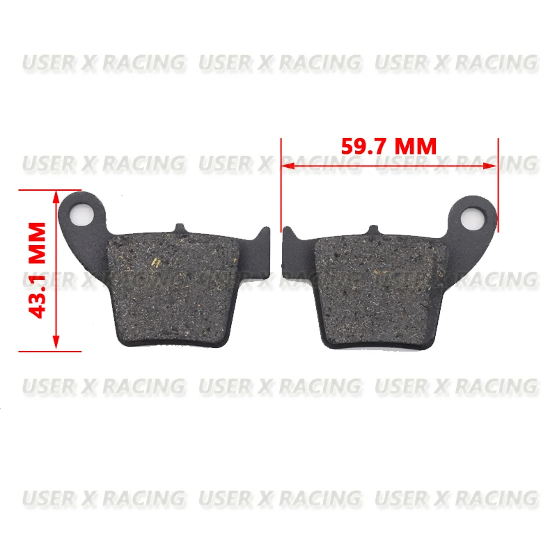 USER-X Universal motorcycle disc brake pad Brakes Front Rear Disc Brake Pads block Shoes AB pump honda scooter X men Yadea