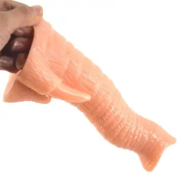 Bead Dildo Penis Fist PenisSleeve Silicone Discreet Pig Penis Toys For Men Masturbation Vibration Adult Games Mans Toys Sm 2