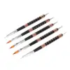 Nail Art Brush Set with Nylon Bristles - Precision Nail Drawing Pens for home Use 2