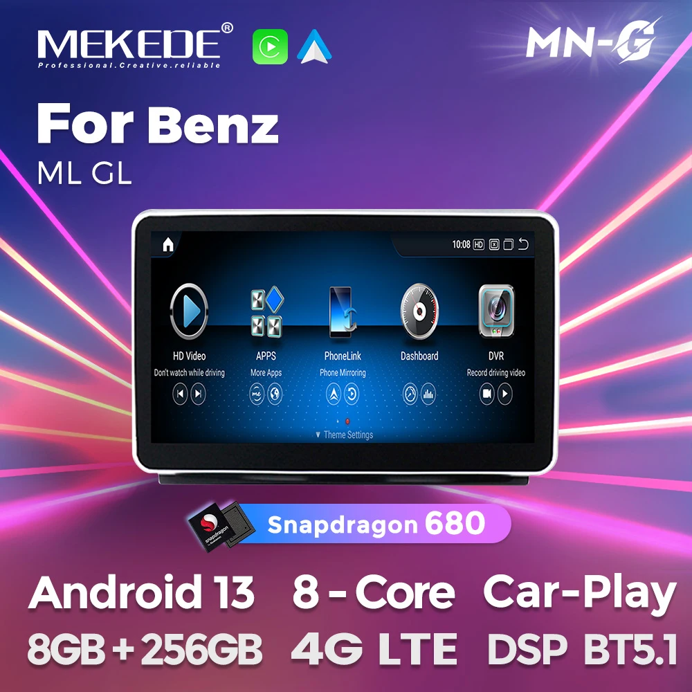 Android Player For Mercedes Benz ML-Class W166/GL X166 2012- 2015