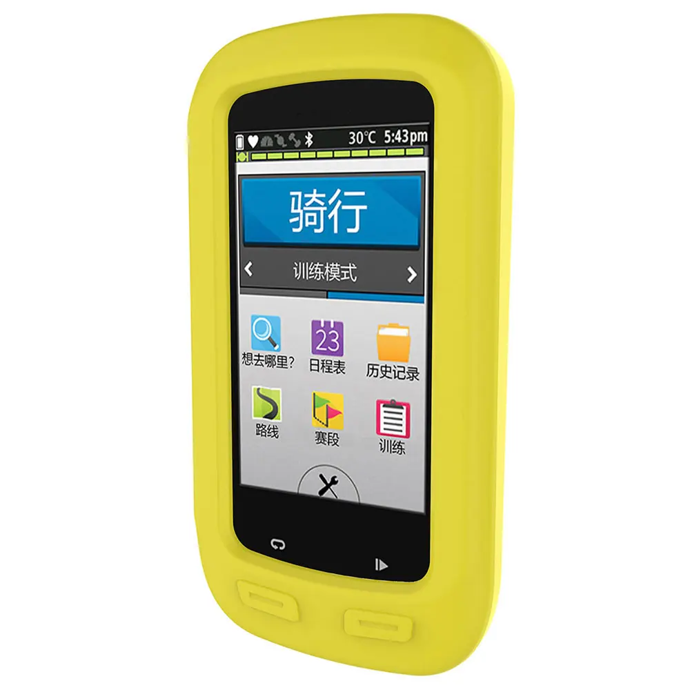For Garmin Edge 1000 Silicone Gps Bike Bicycle Computer Screen Protection Cyclocomputer Protective Case Cover With Glass Film