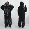 Streetwear Sportswear Two Piece Set Mens Womens Hip Hop Rock Print Oversized Hoodie Sweatshirt Harajuku Retro Casual Sweatpants 1