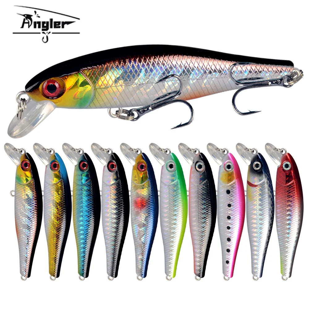

1PCS Minnow Fishing Lure 85mm 9.2g Floating Hard Bait Wobbler Jig Bait Crankbait Carp Striped Bass Pesca Fishing Tackle SwimBait