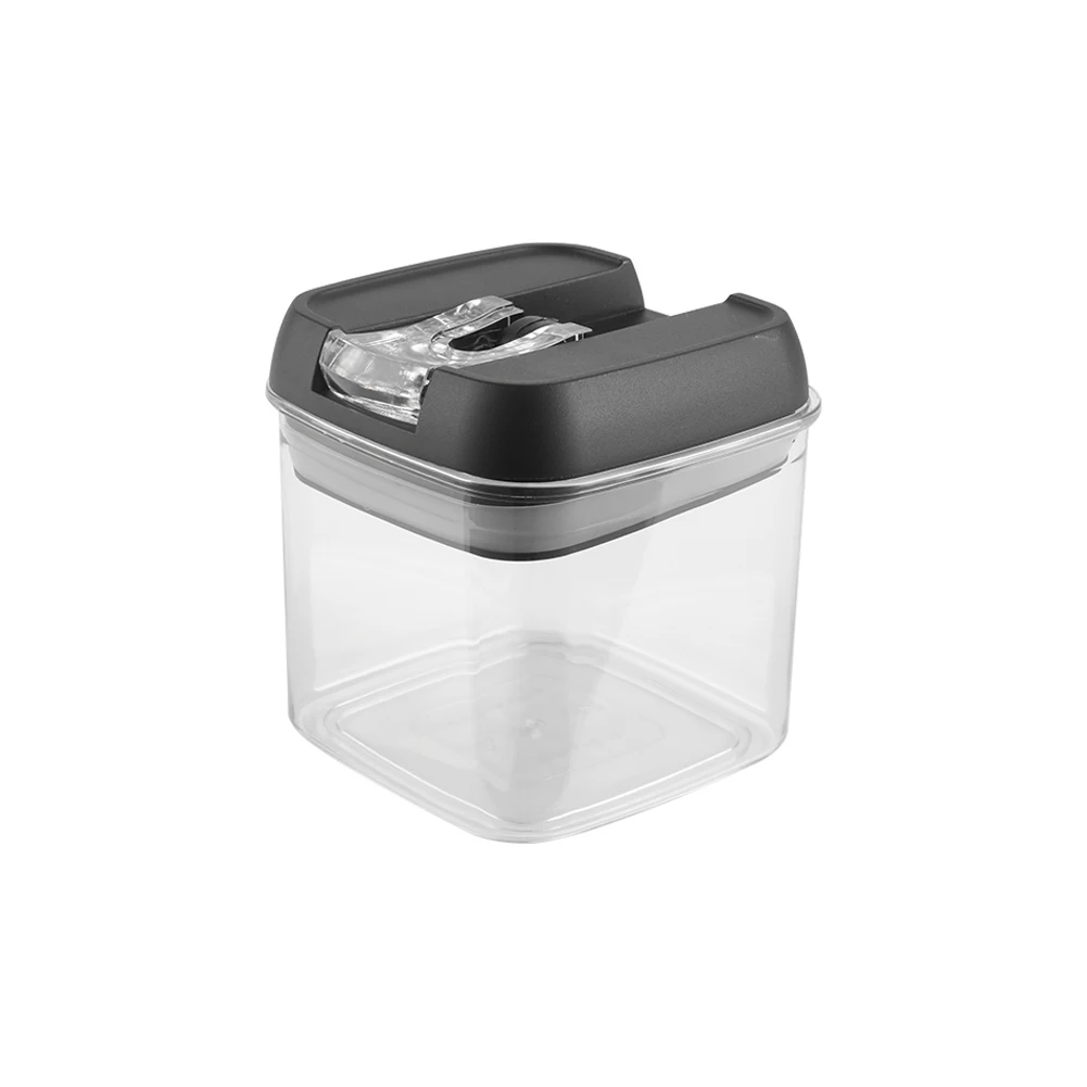 【Lifeideas】7Pcs Airtight Food Storage Containers with Clasp Lids Plastic Clear Jars with Easy Lock Lid Kitchen Pantry Organize