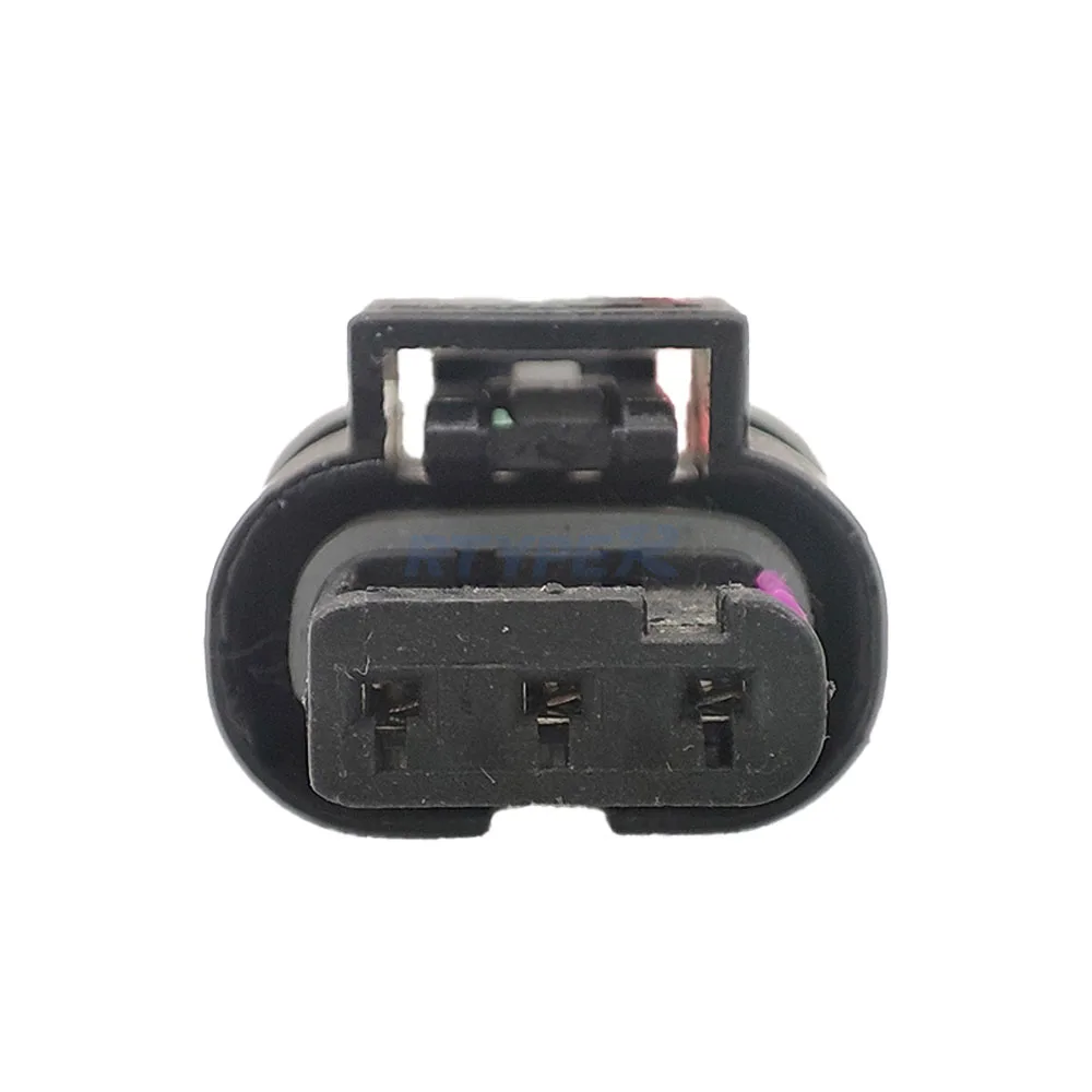 

1Set For 3 Pin Auto Waterproof Connector Reversing radar camshaft position sensor solenoid valve plug 4F0973703 4F0 973 703 1-17