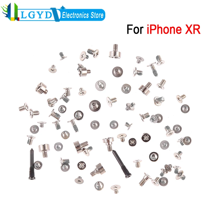 

Complete Set Screws and Bolts for iPhone XR Repairing Screw Spare Part