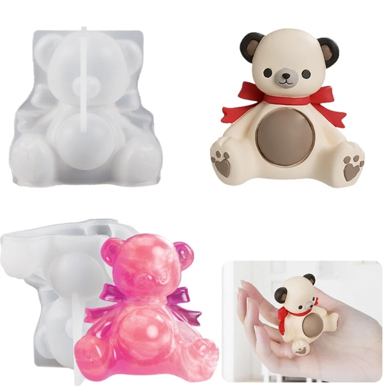 Bear Shaped Silicone Molds Hand-Making Accessories Soap Mold for Soap DropShip