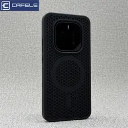 Honeycomb Heat Dissipation Breathable Magnetic Back Phone Case for Honor GT Pro (01)