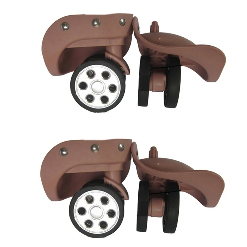 

2023 New 2Pairs Luggage Wheels Suitcase Replacement Roller Hardware Repairing 360° Spinner Casters 60x12/55x12mm Heavy Duty