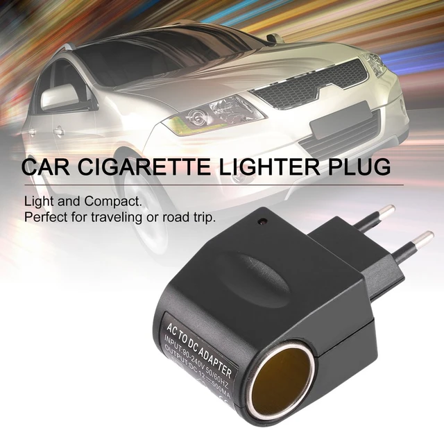 Adaptateur secteur pour voiture, allume-cigare Laguna, convertisseur de  prise AC vers prise automatique, prise EU et US, accessoires de voiture,  vente en gros, 12V DC, 220V - AliExpress