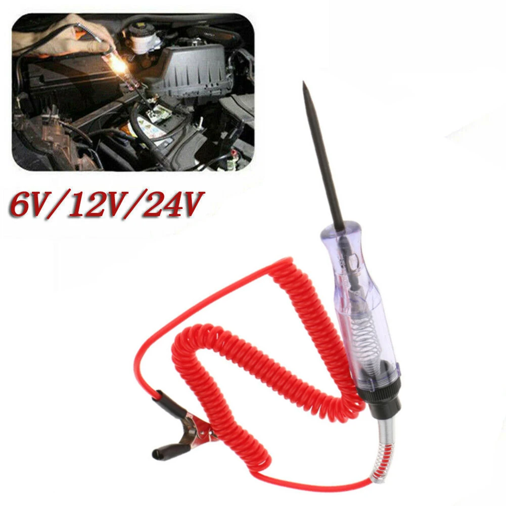 

6V 12V 24V Car Diagnostic Tools Test Pen DC Auto Truck Tester Automobile Circuit Electrical Voltage Tester Pen Detection Pen