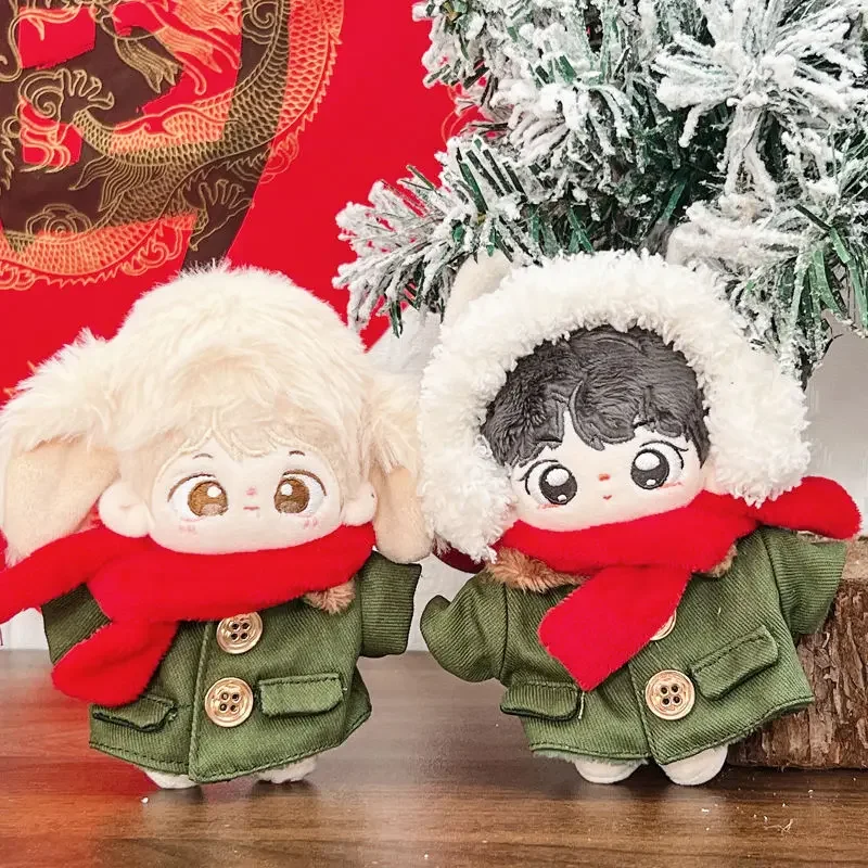 10cm baby clothes, winter coat, cotton doll accessories, changing dolls 2