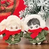 10cm baby clothes, winter coat, cotton doll accessories, changing dolls 2