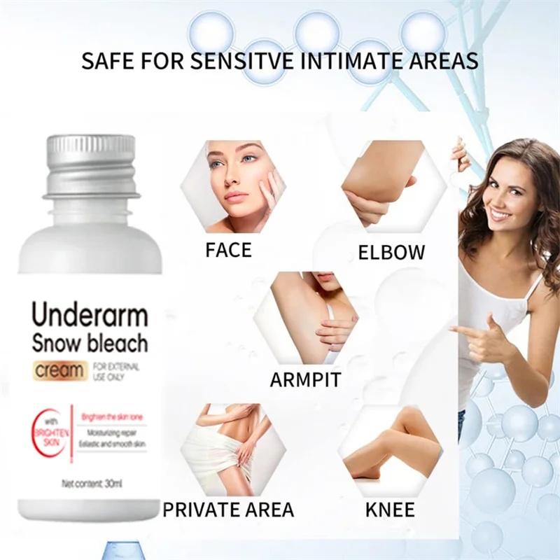 Whitening Cream Private Parts Underarm Bleaching Serum Whiten Butt Knee Brighten Inner Thigh Intimate Parts Dark Remove Melanin whitening body cream whitening cream brightening cream whitening serum brightening body cream