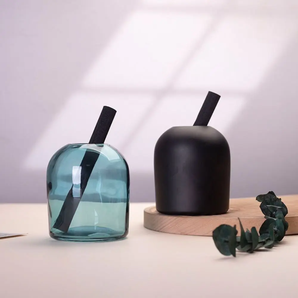 Glass Fragrance Diffuser Bottle Nordic Style Diffuser Sticks Volatile Empty Bottle Minimalism Ornament Refillable