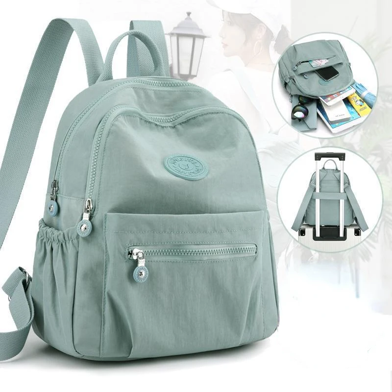 

Женские рюкзаки из ткани Оксфорд, водонепроницаемый деловой портфель для компьютера, повседневный дорожный ранец для старших и старших классов