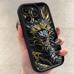 Loong Dragon Totem Matte Protective Phone Case for S23 Ultra 5g (Y1 - T5859)