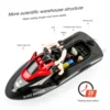RC Boat 809 2.4G Remote Control Motorboat Water Speedboat Yacht Airship RC Boat Waterproof Electric Children's Toy Boat 4