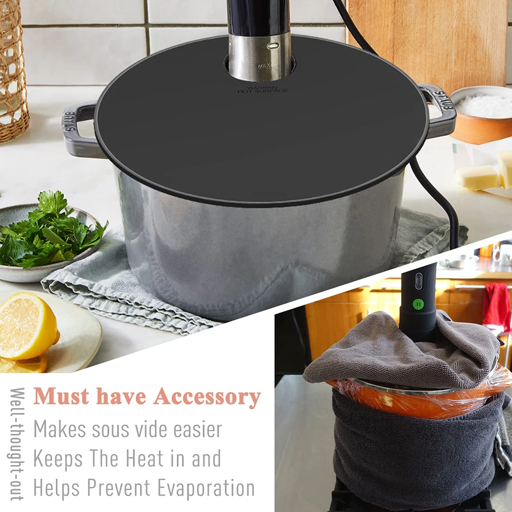 Silicone Pot Lid Silicone Sous Vide Lid for Cooking Stock Pots
