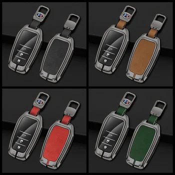 Custodia per chiave a distanza per auto in lega di zinco Shell per Toyota RAV4 Corolla Hilux Fortuner Land Cruiser 200 Camry Sienna Previa Protector - Custodia per chiave a distanza per auto in lega di zinco Shell per Toyota RAV4