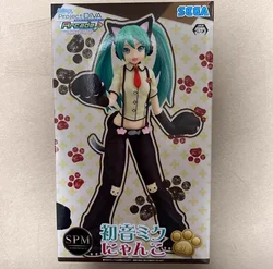 Hatsune Miku Cat Version PVC Figure - Collectible Desktop Decoration Gift (With box)