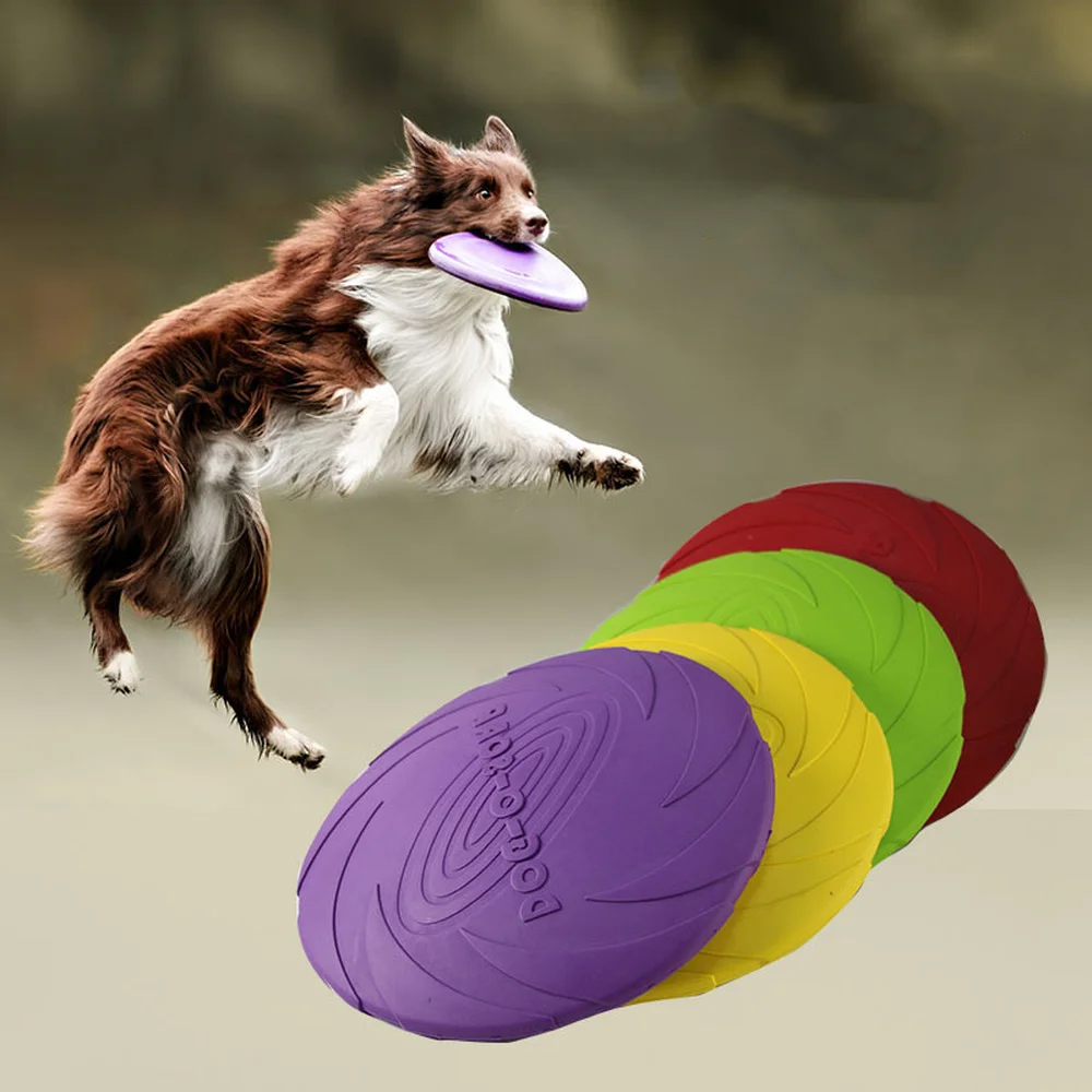 Soft Play Toys Pet Training Flying Disk Accessories Pet Dog Toy Chew Dog Puppy Saucer Games Dogs