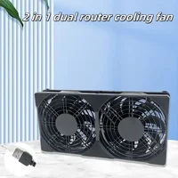 120mm 240mm Fan Router Cooling Fan DIY PC Cooler TV Box Wireless Silent Quiet DC 5V USB Power 12CM W/Screws Protective Net - Image 2