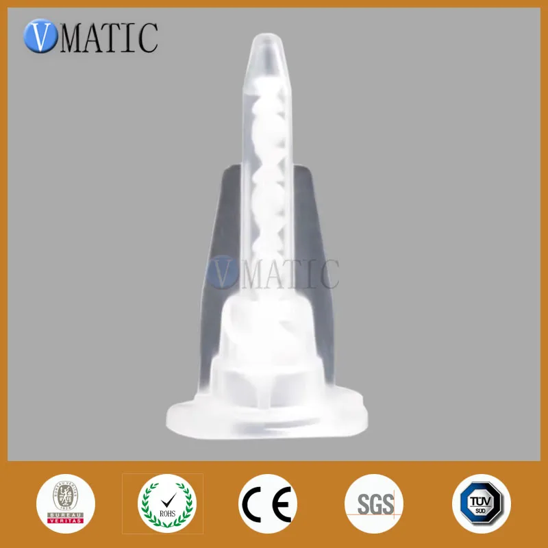 

Free Shipping Plastic Resin Static Mixer MA3.0-8S Mixing Nozzles For Duo Pack Epoxies Dispensing Static Mixer