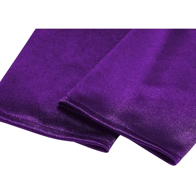 2025 New Fashion Women Short Opera Gloves Stretchy Wrist Length Banquet Gloves Tea Party Halloween Cosplay Costume Gloves