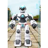 Intelligent Voice Robot Programming Voice Conversation Gesture Induction Interactive Smart Robot Music 2.4G Control 40cm Large 6