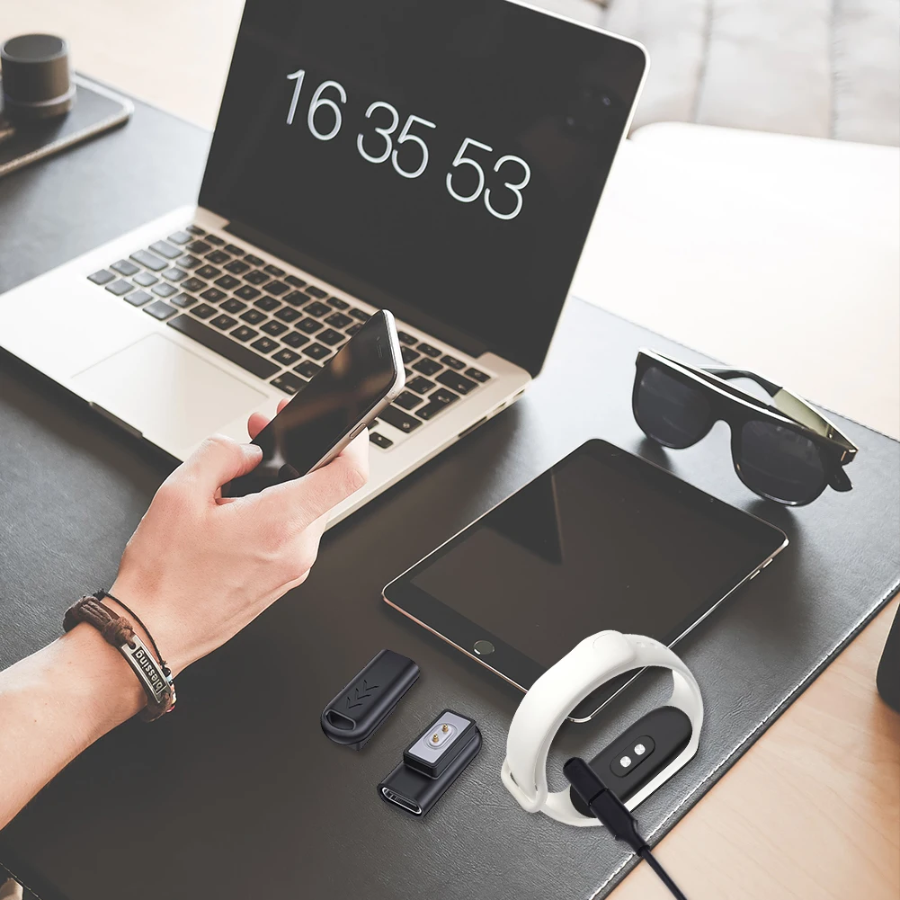 Magnetic Charger Adapter for Xiaomi Mi Band 8 Active/8 Pro TYPE-C Watch Charger Connector for Redmi Watch 4/3/3 Active/3 Lite