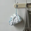 Blue Striped Drawstring Tissue Bag Storage Bag Napkin Paper Case Home Organizer Nordic Decoration Accessories For Livingroom 6