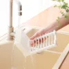 Foldable Dish Rack Dish Drying Rack Vertical Dish Storage Organizer Multifunctional Kitchen Gadgets Utensil Holder Space Saving 5