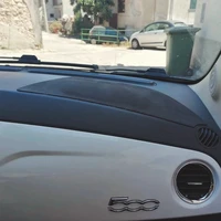 1pc Car Dashboard Mat With Adhesive Backing Airbag Cover for Fiat 500 Covers Dashboard Imperfections Car Accessories 3
