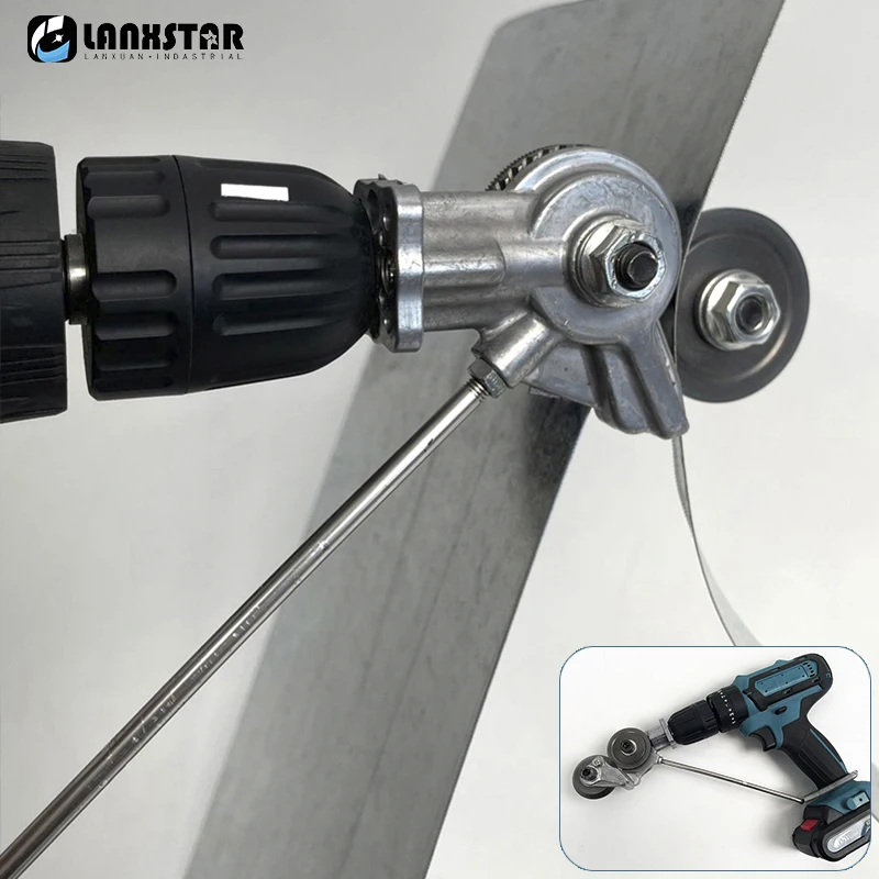 Cortador De Chapa Eléctrico (500 W, Para Aluminio Y Acero De Hasta 2,5